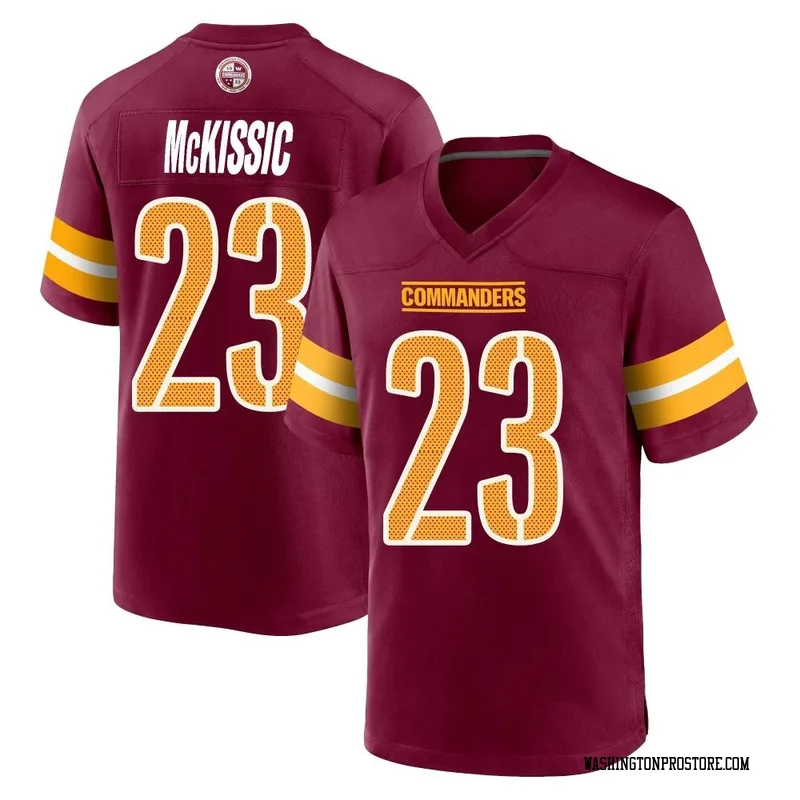 J.D. McKissic Washington Commanders Game-Used #23 White Jersey vs