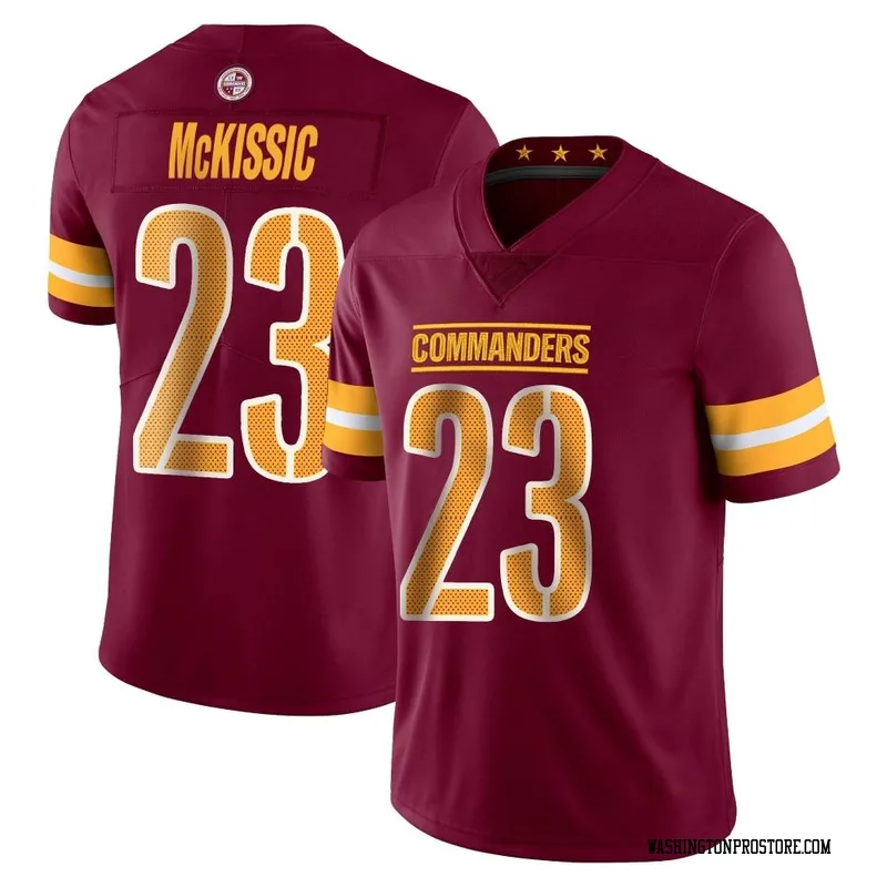 J.D. McKissic Washington Commanders Game-Used #23 White Jersey vs