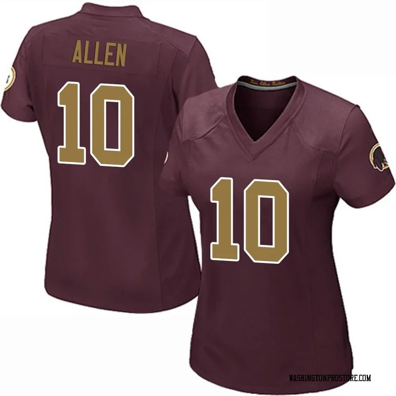 Kazmeir Allen Washington Commanders Nike Women's Team Game Jersey - Burgundy