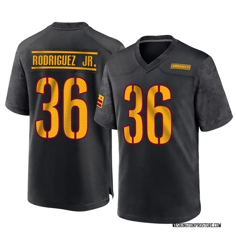 Black Men's Chris Rodriguez Jr. Washington Commanders Game Alternate Jersey