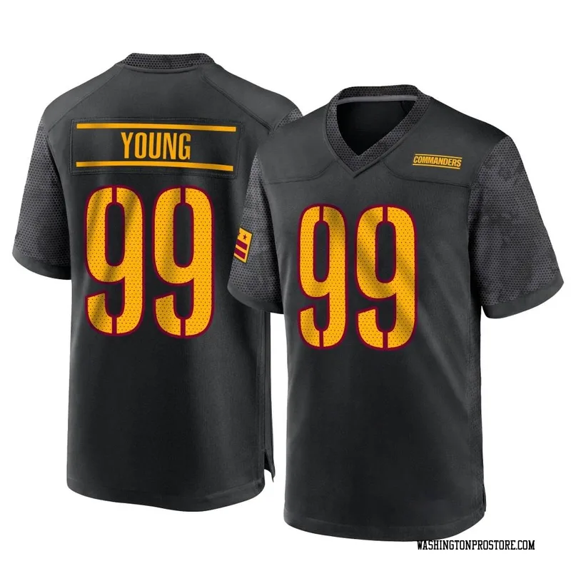 Chase Young Washington Commanders Nike Youth Atmosphere Fashion Game Jersey  - Gray