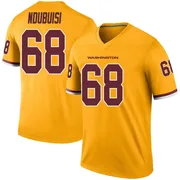 Gold Men's Haggai Ndubuisi Washington Commanders Legend Color Rush Jersey