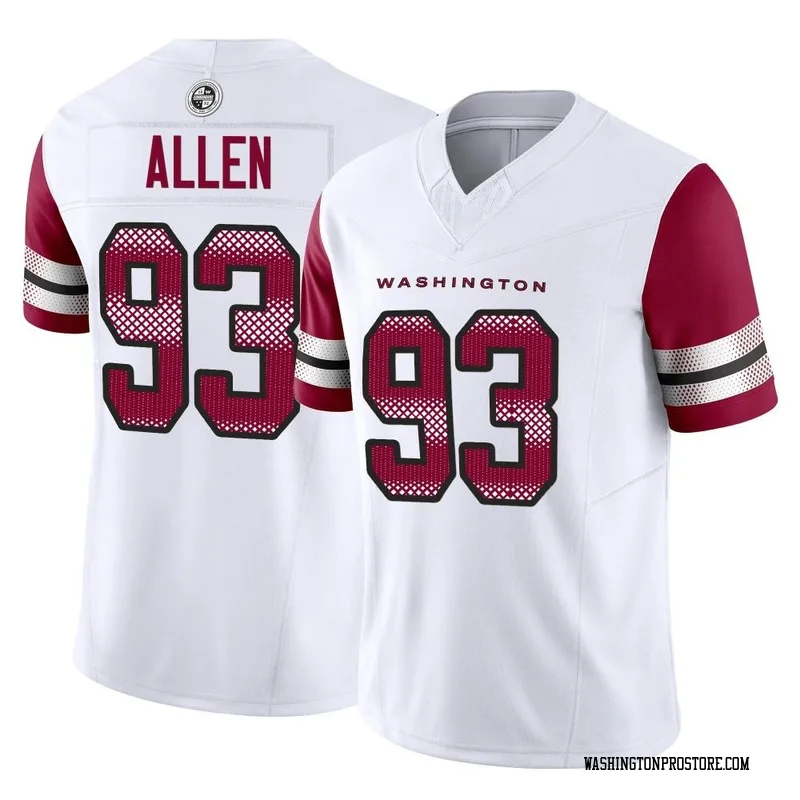 Men's Nike Jonathan Allen Burgundy Washington Commanders Vapor Untouchable Limited Jersey Size: Extra Large