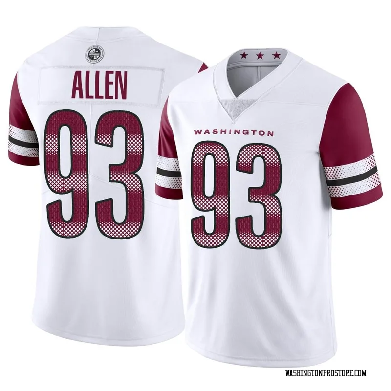 Men's Washington Commanders #93 Jonathan Allen Gold Vapor Untouchable  Stitched Football Jersey #nba