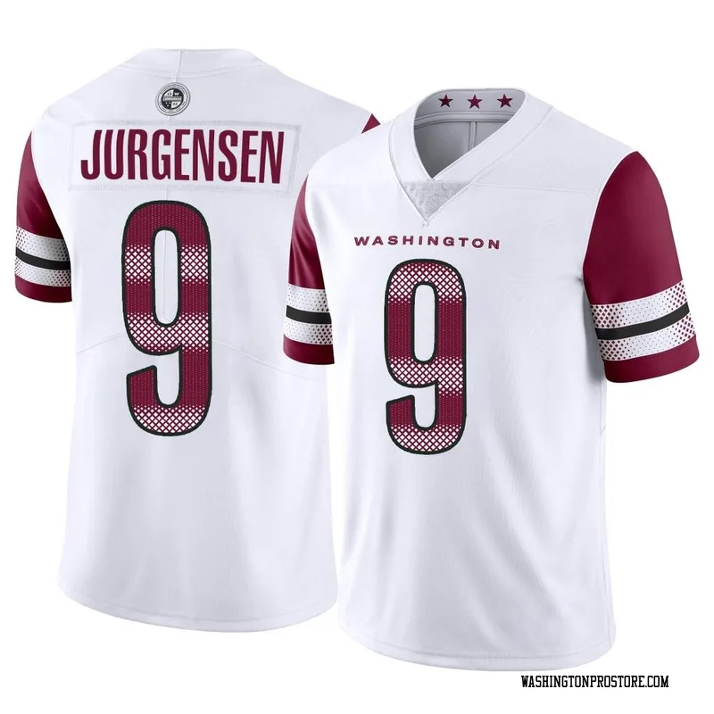 UNSIGNED CUSTOM Sewn Stitched Sonny Jurgensen White Jersey - M, L, XL, 2XL